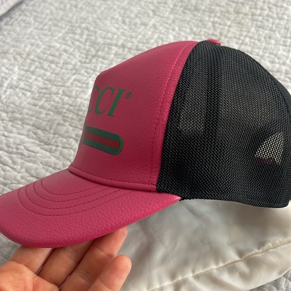 Gucci baseball  leather hat unisex authentic limited edition - Picture 3 of 4